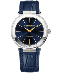 Herbelin Newport Slim Mechanical 42 mm - 1222/T15BL - Urmakerlarsen.no