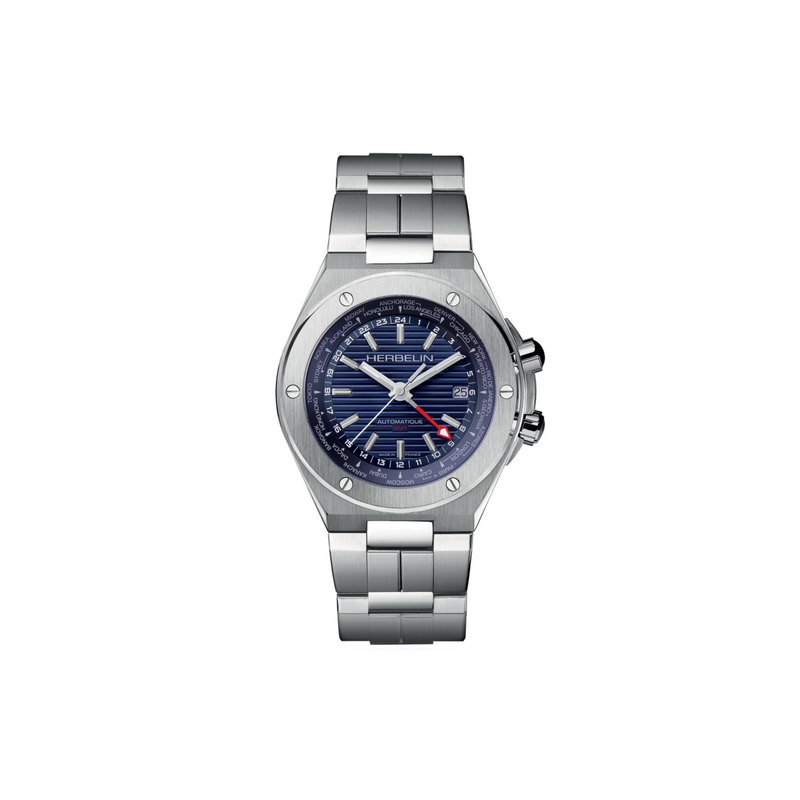 Herbelin Cap Camarat GMT Automatic 42 mm - Limited Edition - 1445/B15 - Urmakerlarsen.no