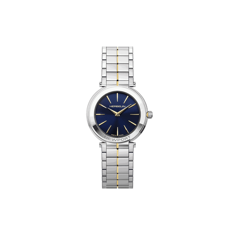 Herbelin Newport Slim Quartz 32 mm - 16922/BT15 - Urmakerlarsen.no