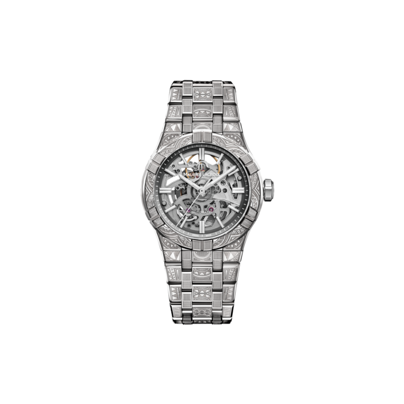 Maurice Lacroix Aikon Skeleton Urban Tribe 39 mm - Limited edition - AI6007-SS009-030-1 - urmakerlarsen.no