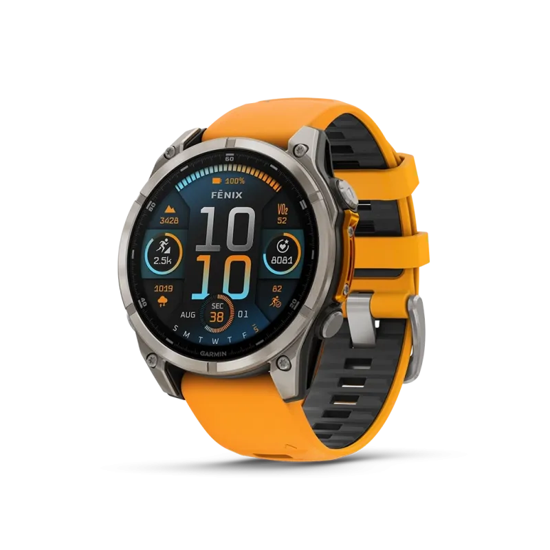 Garmin fenix 8 47 mm amoled, sapphire - 010-02904-11 - urmakerlarsen.no