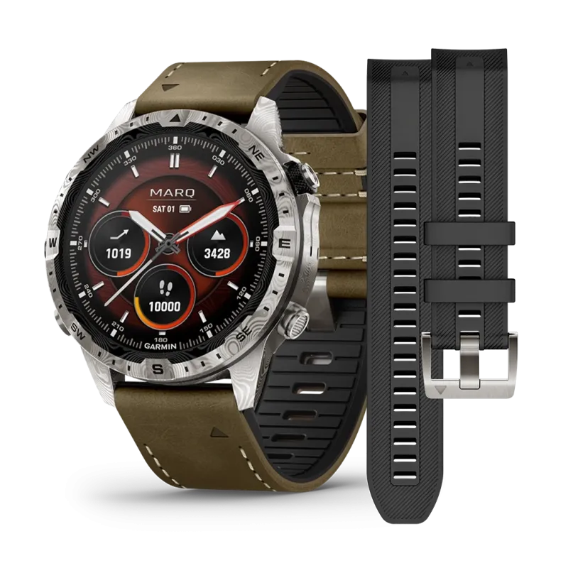 Garmin MARQ Adventurer (gen 2) Damascus steel edition - 010-03393-31- urmakerlarsen.no