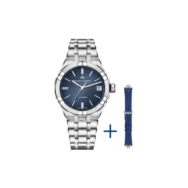 Maurice Lacroix Aikon Automatic 39 mm - AI6007-SS00F-430-C - Urmakerlarsen.no