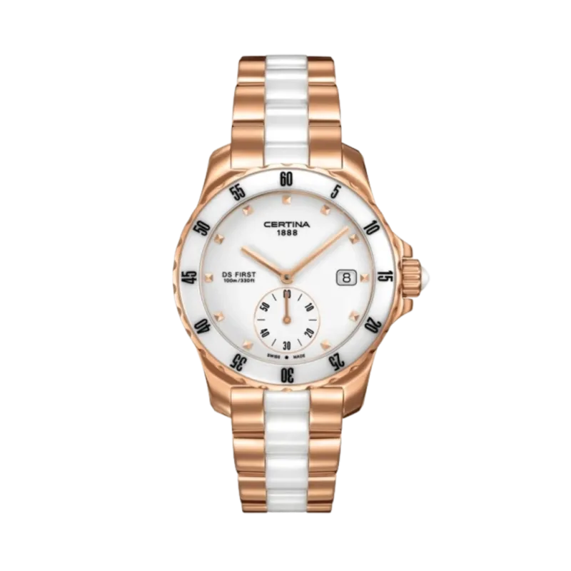 Certina DS First Lady Ceramic - C014.235.33.011.00 - urmakerlarsen.no