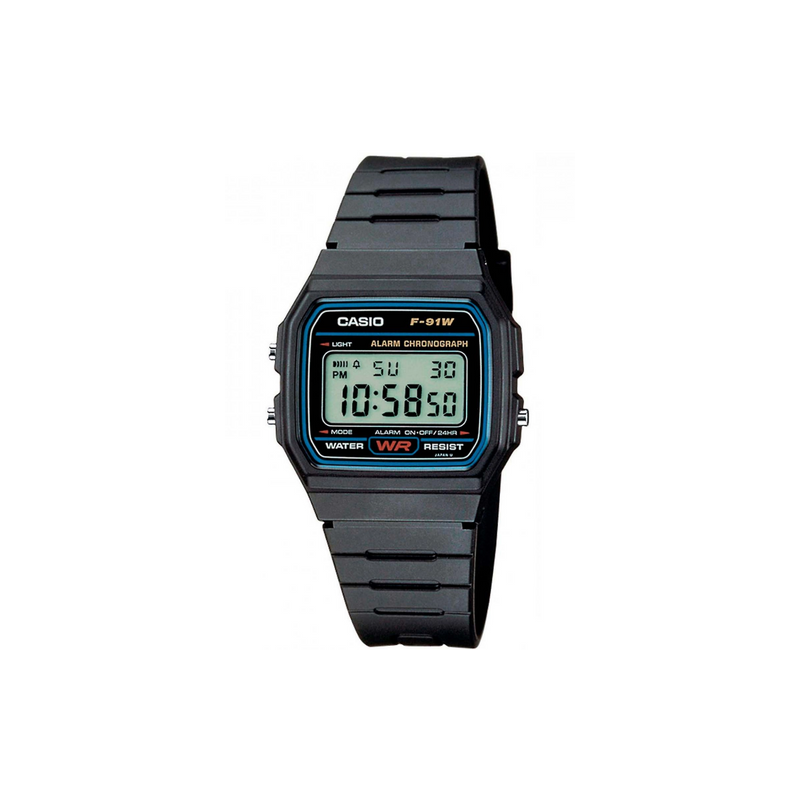 Casio Collection F-91W-1YER - F-91W-1YER - Urmakerlarsen.no