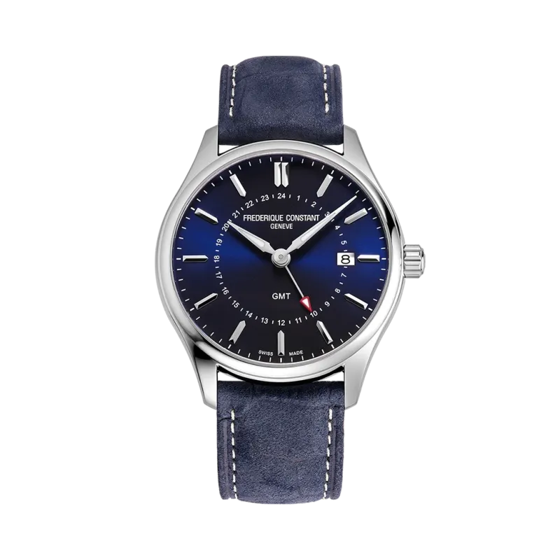 Frederique Constant Classics GMT - FC-252NS5B6 - urmakerlarsen.no