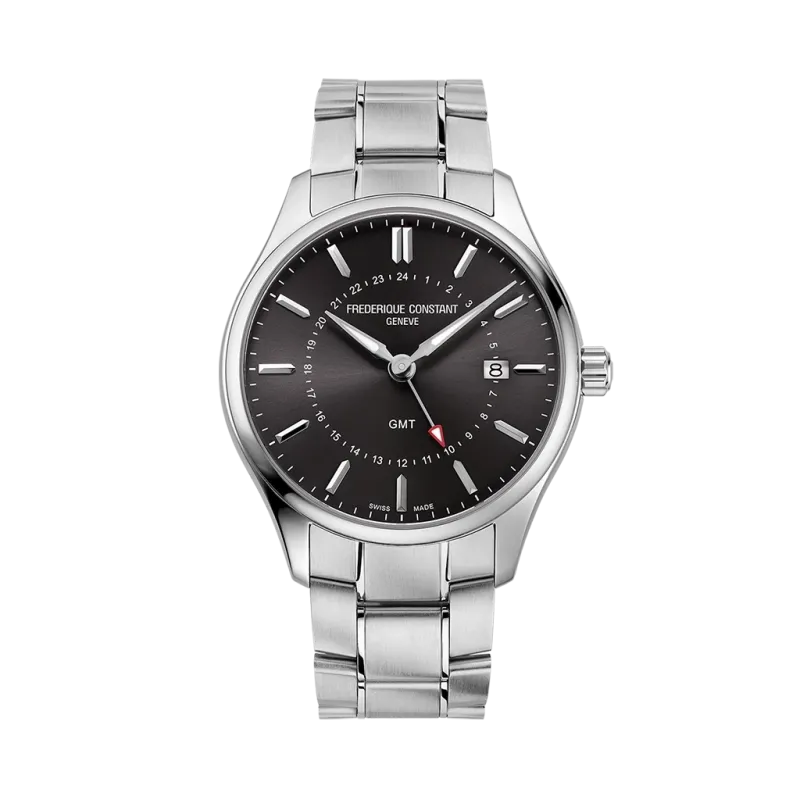 Frederique Constant Classics GMT - FC-252DGS5B6B - urmakerlarsen.no