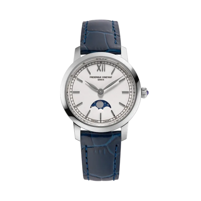 Frederique Constant Slimline Moonphase - FC-206SW1S6 - urmakerlarsen.no