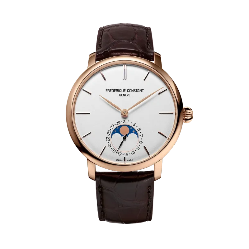 Frederique Constant Slimline Moonphase Manufacture - FC-705V4S4 - urmakerlarsen.no