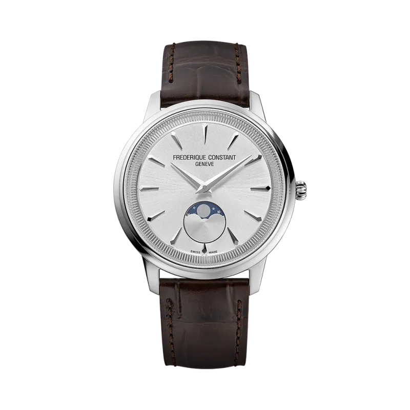 Frederique Constant Classics Moneta Moonphase - FC-206S3S6 - urmakerlarsen.no