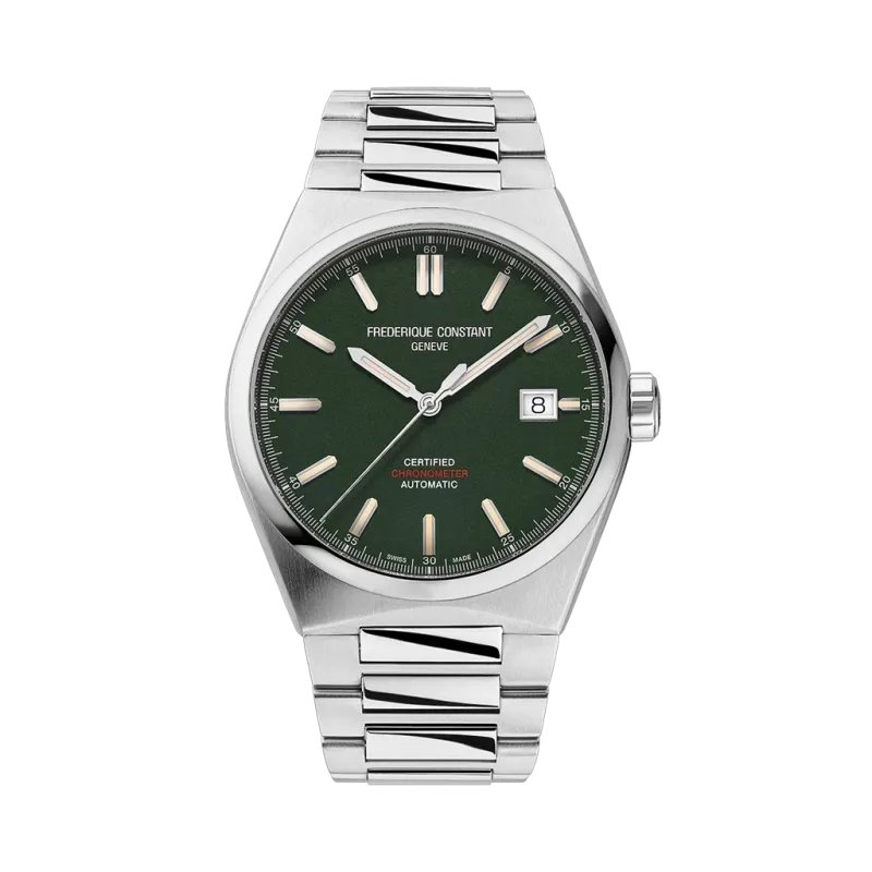 Frederique Constant FC-303GRS3NH6B herreklokke med automatisk verk, stållenke og gummirem