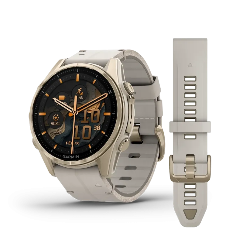 Garmin Fenix 8 43 mm Amoled Sapphire - 010-02903-40 - urmakerlarsen.no