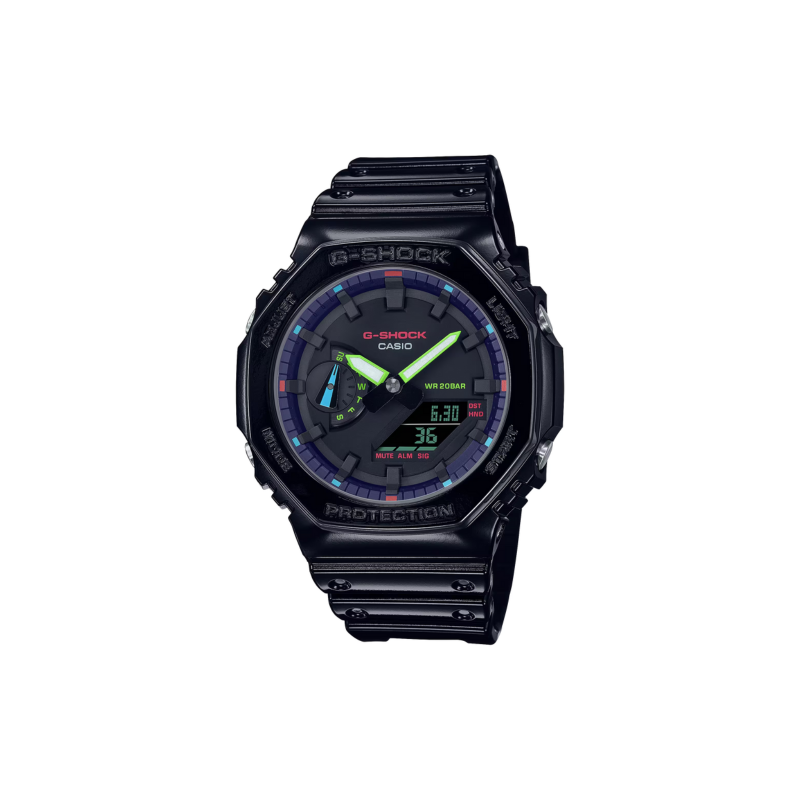 Casio G-Shock GA-2100RGB-1AER - GA-2100RGB-1AER - Urmakerlarsen.no