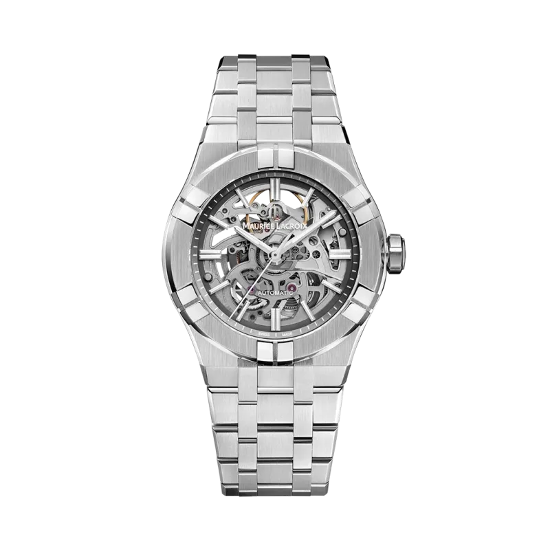 Maurice Lacroix Aikon Skeleton - AI6007-SS002-030-1 - urmakerlarsen.no