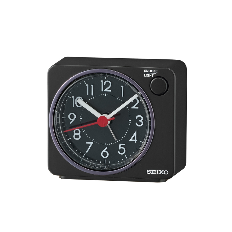 Seiko Alarmklokke 7x8x4 cm - QHE100K - Urmakerlarsen.no