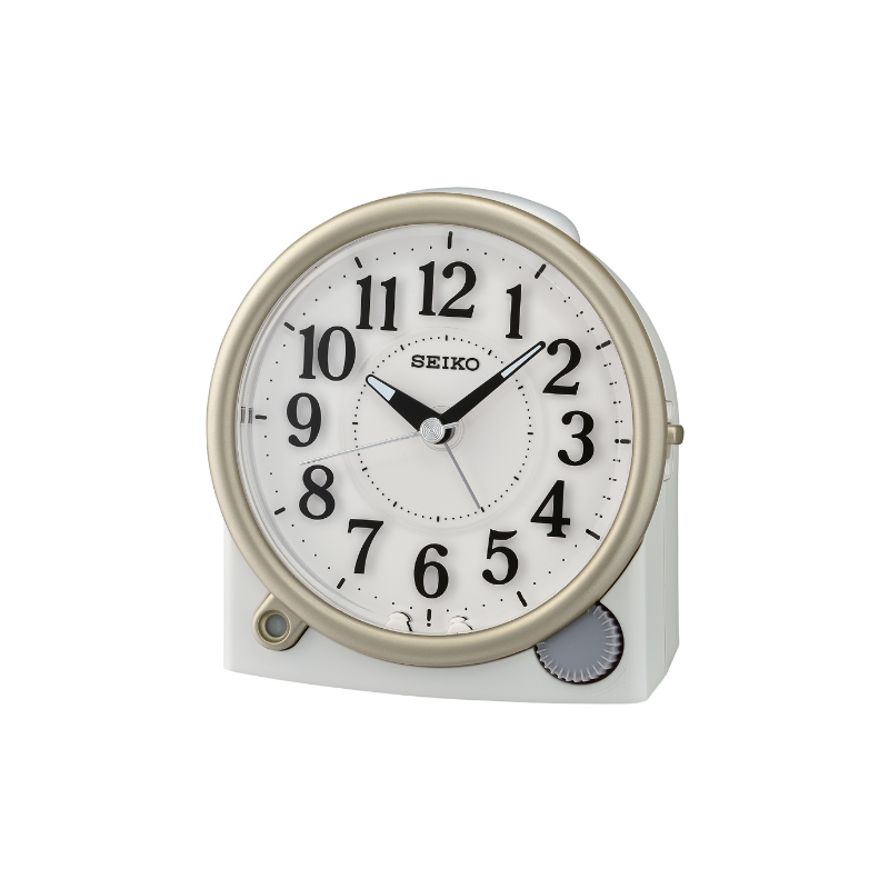 Seiko Alarmklokke 12x12x8 cm - QHE176W - Urmakerlarsen.no