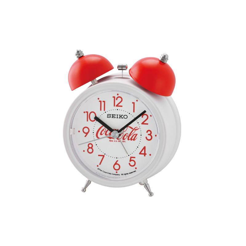 Seiko Alarmklokke Coca-Cola 11x8x5 cm - QHK905W - Urmakerlarsen.no
