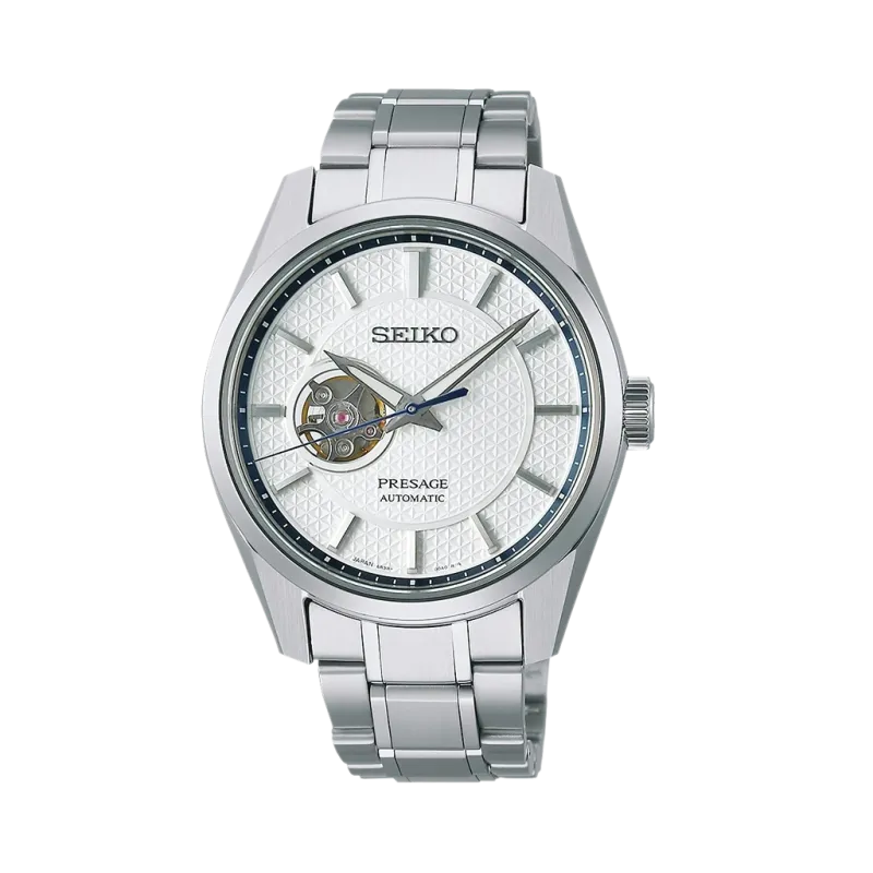 Seiko Presage Sharp Edge Open Heart - SPB309 - urmakerlarsen.no