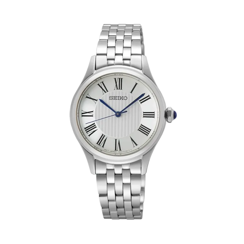 Seiko dameklokke SUR609P1 med quartzverk og stållenke