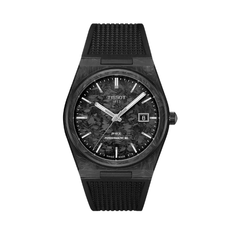 Tissot PRX Powermatic 80 Carbon - T137.907.97.201.00 - urmakerlarsen.no
