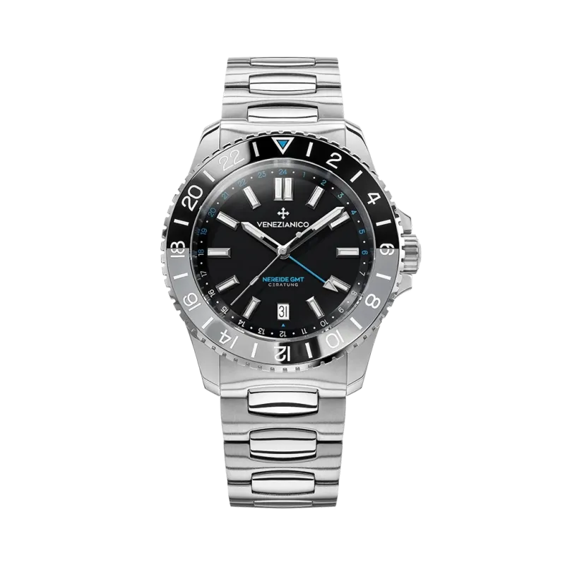 Venezianico Nereide GMT Ceratung - 4821501C - urmakerlarsen.no