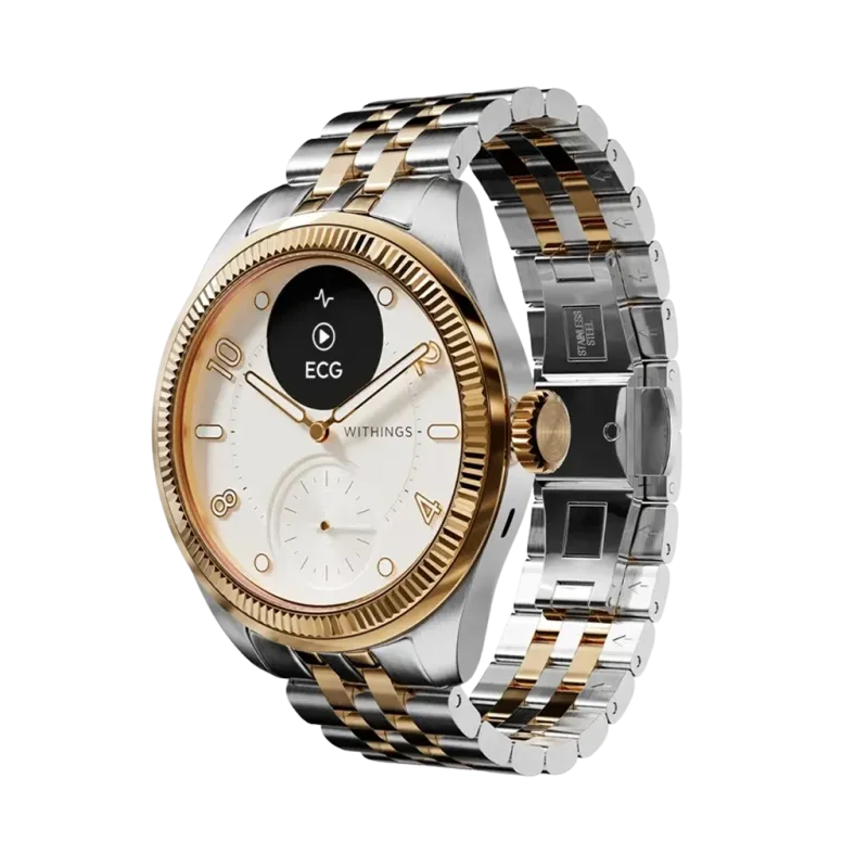 Withings Scanwatch Nova Brilliant Gold - HWA10-MODEL 11-ALL - urmakerlarsen.no