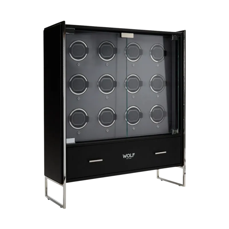 Wolf Viceroy 12 piece watch winder cabinet - 466602 - urmakerlarsen.no