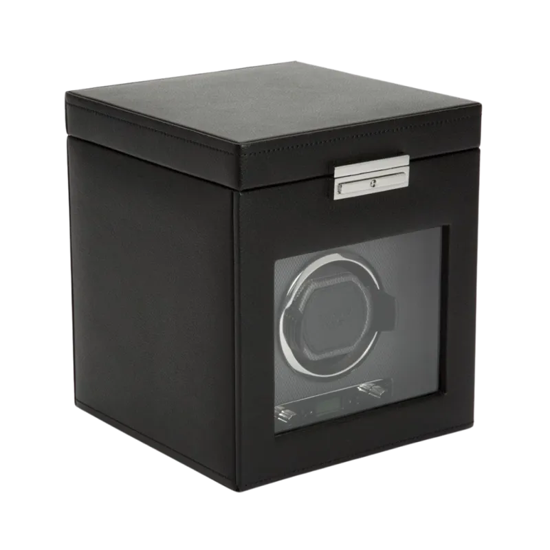 WOLF Viceroy Single Watch Winder With Storage - 456102 - urmakerlarsen.no