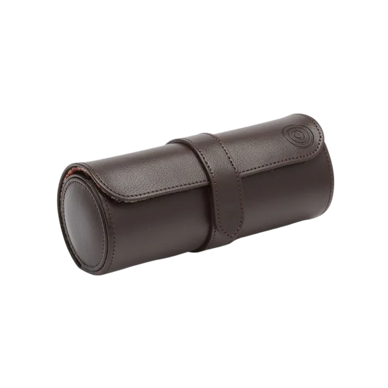 Wolf WM Brown Watch Roll With Cigar Case - 800685 - urmakerlarsen.no