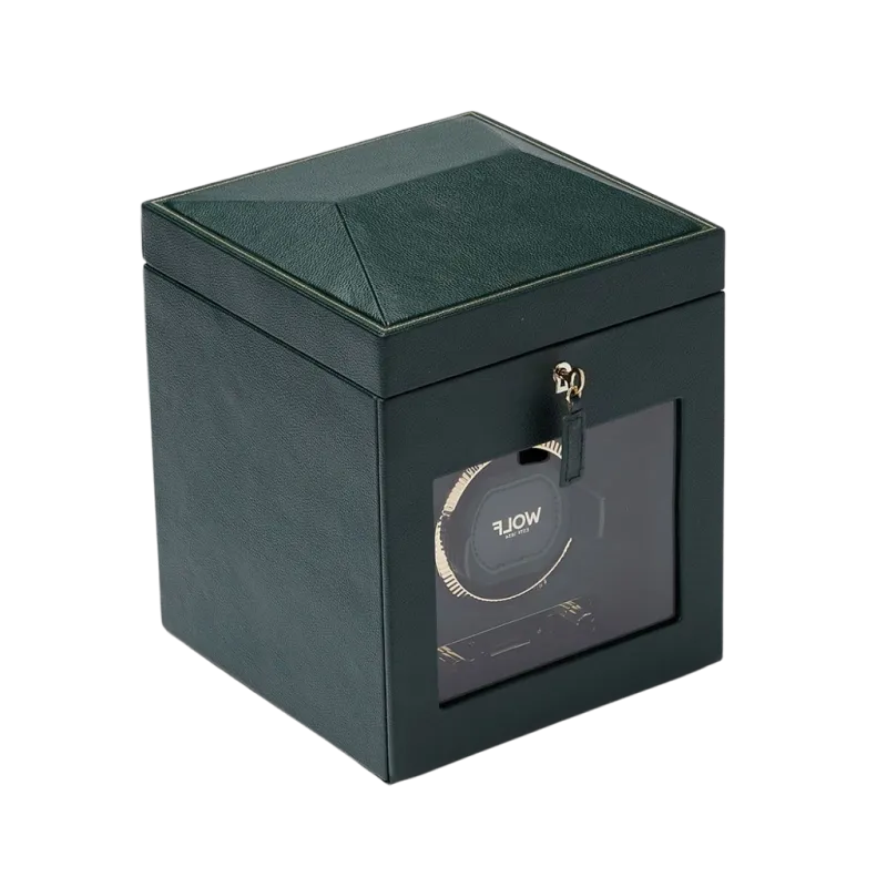 Wolf British Racing Single watch winder with storage - 792141 - urmakerlarsen.no