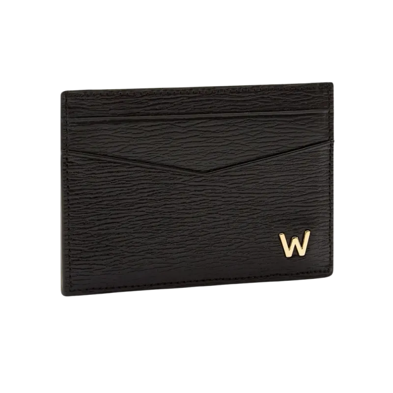 WOLF W Cardholder - Black - 774202 - Urmakerlarsen.no