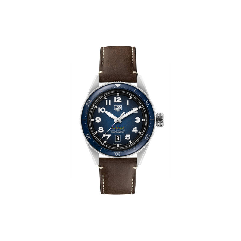 TAG Heuer Autavia COSC Automatic 42 mm - WBE5116.FC8266 - Urmakerlarsen.no