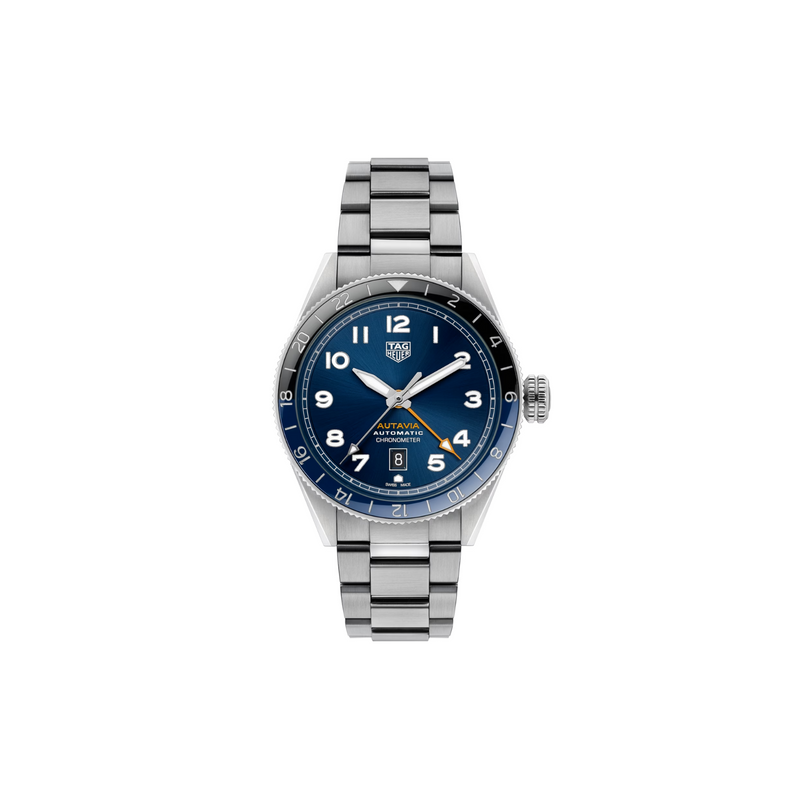 TAG Heuer Autavia COSC GMT Automatic 42 mm - WBE511A.BA0650 - Urmakerlarsen.no