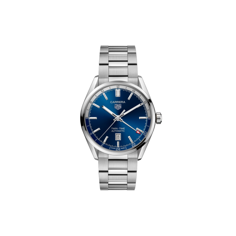 TAG Heuer Carrera Twin-Time GMT Automatic 41 mm - WBN201A.BA0640 - Urmakerlarsen.no