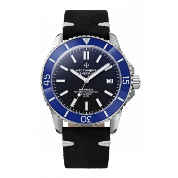 Meccaniche Veneziane Nereide 42mm Sort/Blå