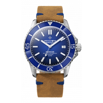 Meccaniche Veneziane Nereide 42mm Blå/Brun