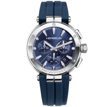 Herbelin Newport Chrono Quartz 43 mm - 37658/AP15CB - Urmakerlarsen.no