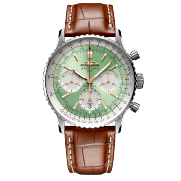Breitling Navitimer B01 Chronograph 41 Mint Green/Leather