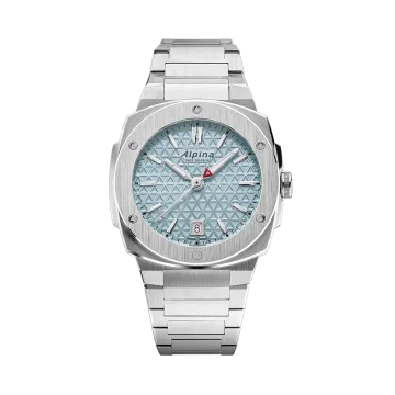 Alpina Alpiner Extreme dameklokke på 34x35,2 mm med quartzverk, kasse og lenke i stål.