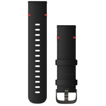 Garmin 22mm Sort skinnrem med hurtigkobling
