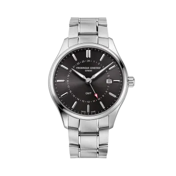Frederique Constant Classics GMT 40 mm - FC-252DGS5B6B - Urmakerlarsen.no