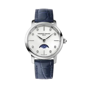 Frederique Constant Slimline Moonphase - FC-206MPWD1S6 - urmakerlarsen.no