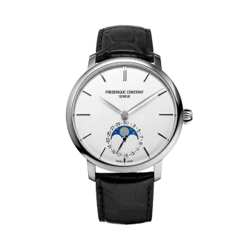Frederique Constant Slimline Moonphase Manufacture 42 mm - FC-705S4S6 - Urmakerlarsen.no