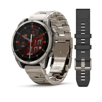 Garmin Fenix 8 47 mm Amoled Sapphire - 010-02904-40 - urmakerlarsen.no