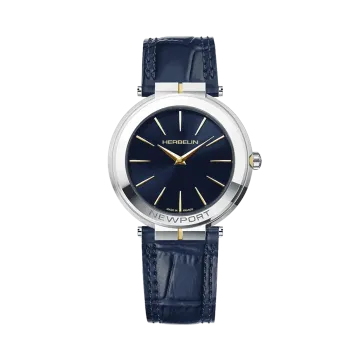 Herbelin Newport Slim Quartz 40 mm - 19522/T15BL - Urmakerlarsen.no