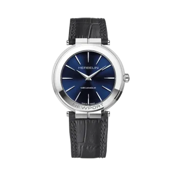Herbelin Newport Slim Mechanical 42 mm - 1222/AP15 - Urmakerlarsen.no