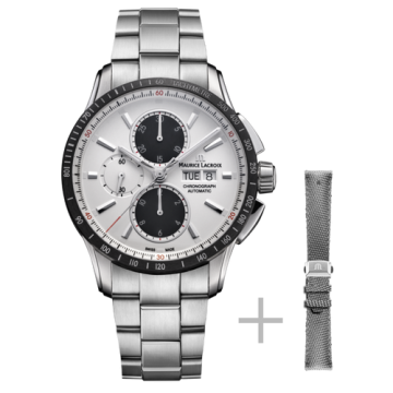 Maurice Lacroix Pontos S Chronograph 43 mm - PT6038-SSL2H-130-A - Urmakerlarsen.no