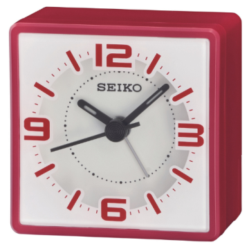 Seiko Alarmklokke 5,9x5,8x3 cm - QHE091R - Urmakerlarsen.no
