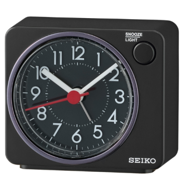 Seiko Alarmklokke 7x8x4 cm - QHE100K - Urmakerlarsen.no