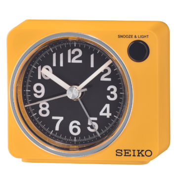 Seiko Alarmklokke 7x8x4 cm - QHE100Y - Urmakerlarsen.no
